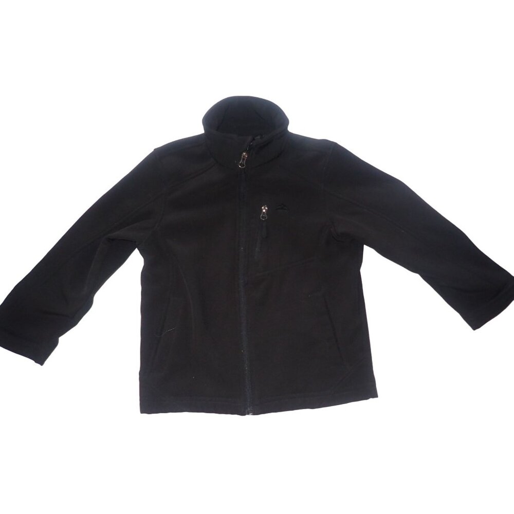 Snøzu Performance Black softshell Jacket Full-Zip Chest‎ Pocket Boys 5-6 snozu